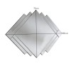 Oglinda Iskar, sticla, transparent, L.100 cm, MILD000076-SI