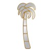 Oglinda Palmier, metal, sticla, aurie, H.156 cm, MILD000077-GL