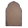 Oglinda Laki, metal, sticla, neagra, H.90 cm, MILD000080-BK