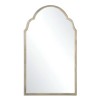 Oglinda Dolna, metal, sticla, argintiu, H.100 cm, MILD000081-SI