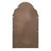Oglinda Dolna, metal, sticla, argintiu, H.100 cm, MILD000081-SI