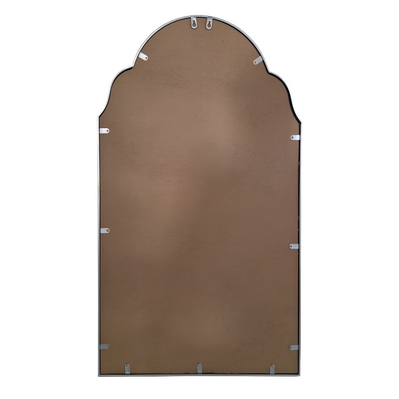 Oglinda Dolna, metal, sticla, argintiu, H.100 cm, MILD000081-SI