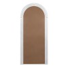 Oglinda de podea Zagora, lemn, sticla, alba, H.190 cm, MILD000084-BG
