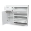 Dulap pentru pantofi Bolzano, MDF, alb, H.93 cm, MILD000086-WH