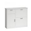 Dulap pentru pantofi Bolzano, MDF, alb, H.93 cm, MILD000086-WH