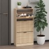Dulap pentru pantofi Lucca, MDF, bej, H.118 cm, MILD000088-BG
