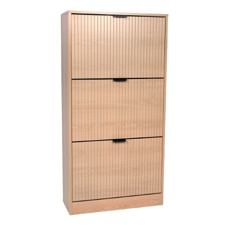 Dulap pentru pantofi Lucca, MDF, natural, H.118 cm, MILD000088-WOOD