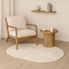 Covor Vievis, bumbac, alb, 120 X 180 cm, MILD000102-WH