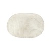 Covor Vievis, bumbac, alb, 120 X 180 cm, MILD000102-WH