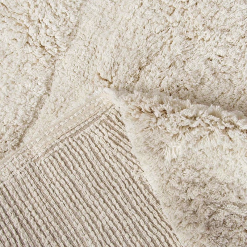 Covor Vievis, bumbac, alb, 120 X 180 cm, MILD000102-WH