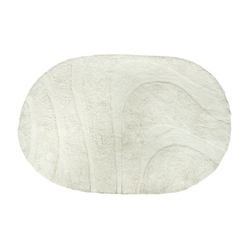 Covor Vievis, bumbac, alb, 160 X 230 cm, MILD000103-WH