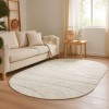 Covor Vievis, bumbac, alb, 200 X 290 cm, MILD000104-WH