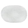 Covor Vievis, bumbac, alb, 200 X 290 cm, MILD000104-WH