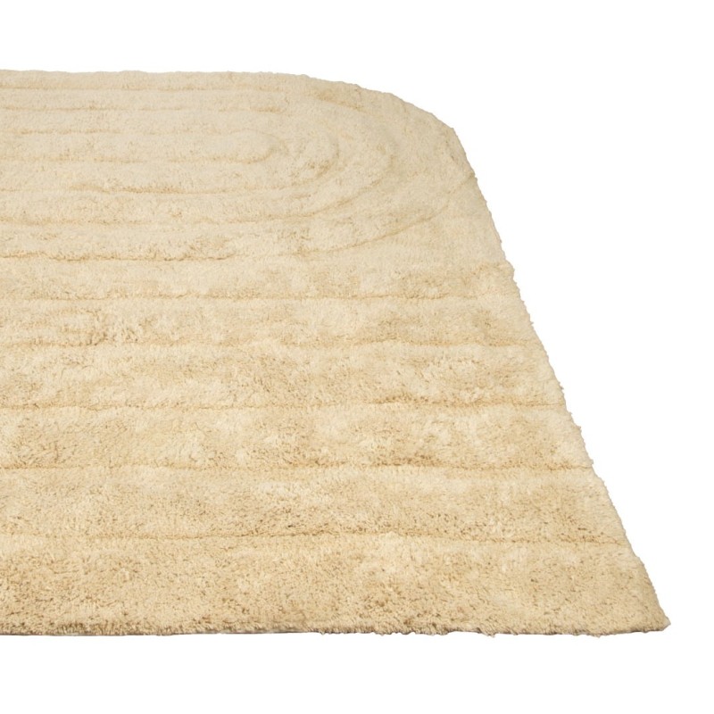Covor Simnas, bumbac, bej, 160 X 230 cm, MILD000105-BG