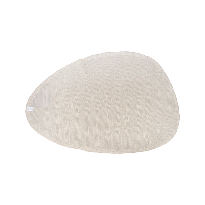 Covor Neringa, bumbac, alb, 120 X 180 cm, MILD000109-WH