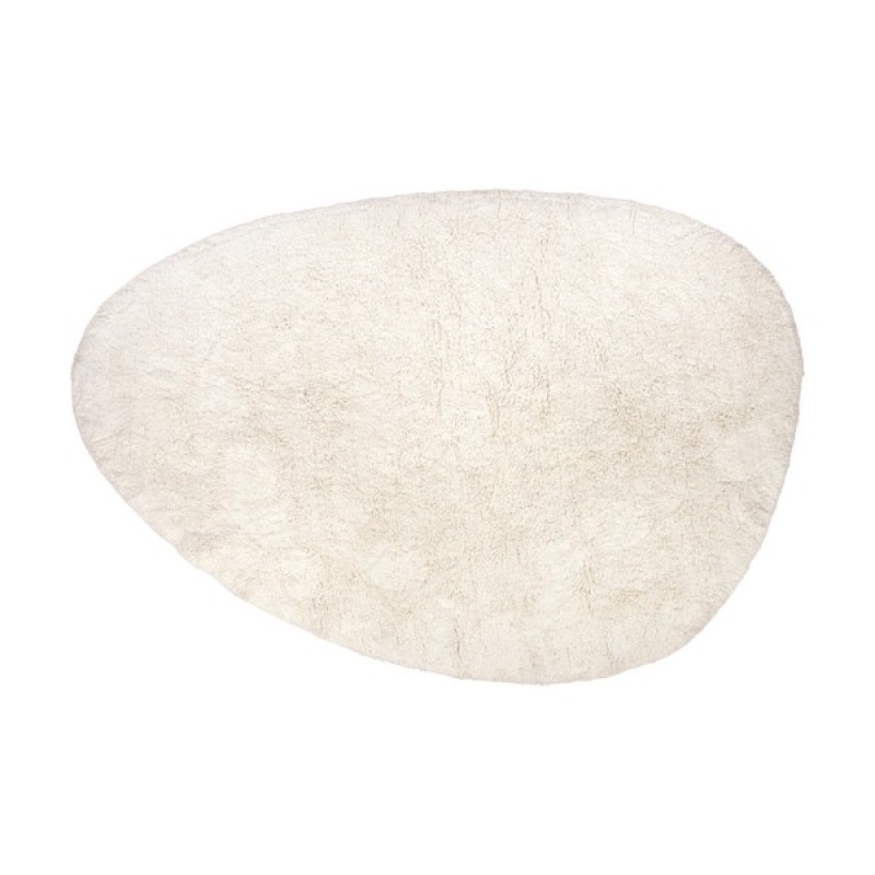 Covor Neringa, bumbac, alb, 160 X 230 cm, MILD000110-WH
