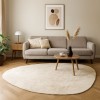 Covor Neringa, bumbac, alb, 200 X 290 cm, MILD000111-WH