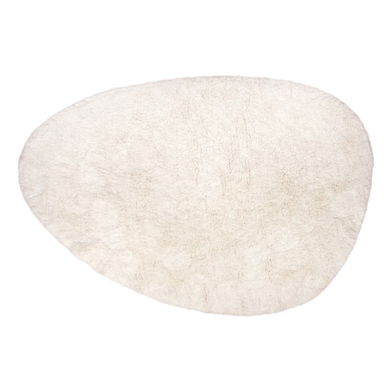 Covor Neringa, bumbac, alb, 200 X 290 cm, MILD000111-WH