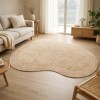 Covor Silute, bumbac, bej, 200 X 290 cm, MILD000113-BG