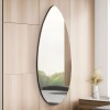 Oglinda Kumia, sticla, transparent, H.160 cm, MILD000118-UN