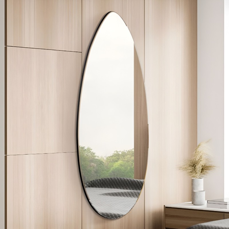 Oglinda Kumia, sticla, transparent, H.160 cm, MILD000118-UN