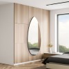 Oglinda Kumia, sticla, transparent, H.160 cm, MILD000118-UN