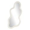 Oglinda Tranas, lemn, sticla, alba, H.98 cm, MILD000120-WH