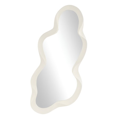 Oglinda Tranas, lemn, sticla, alba, H.98 cm, MILD000120-WH