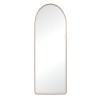 Oglinda de podea iluminata Atrani, metal, sticla, aurie, H.160 cm, MILD000122-GL