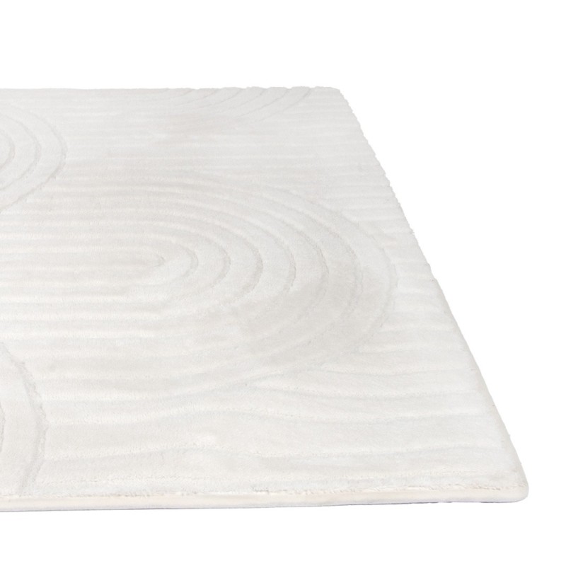 Covor Rumia, poliester, alb, 160 X 230 cm, MILD000124-WH