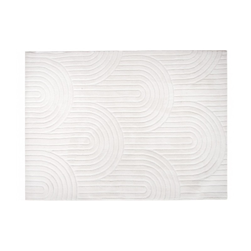 Covor Rumia, poliester, alb, 160 X 230 cm, MILD000124-WH
