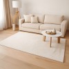 Covor Targu, poliester, alb, 160 X 230 cm, MILD000131-WH