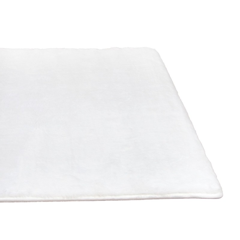 Covor Targu, poliester, alb, 200 X 290 cm, MILD000134-WH