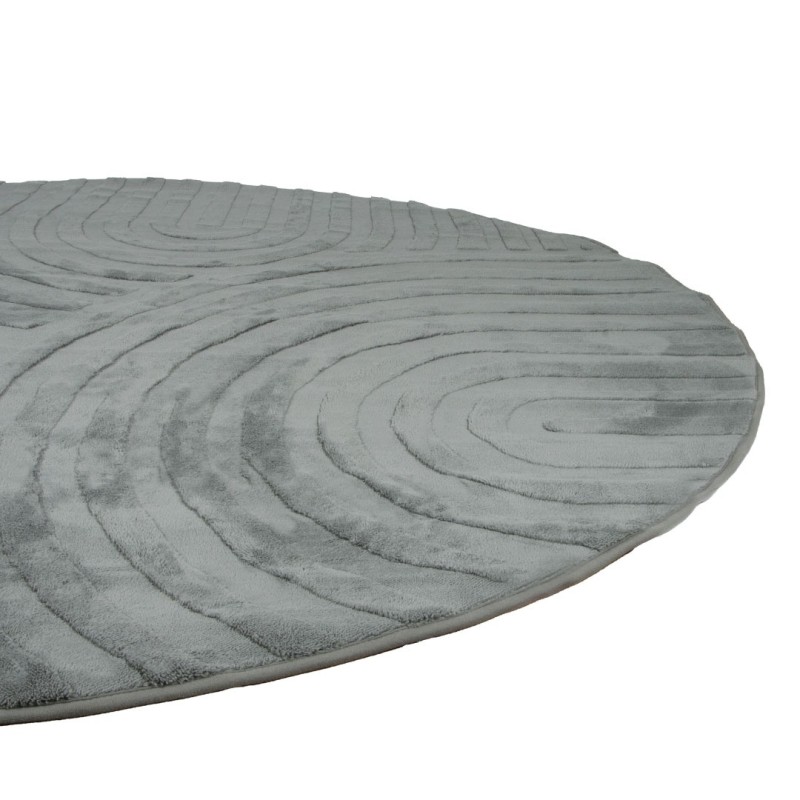 Covor Trani, poliester, gri, D.200 cm, MILD000143-TP