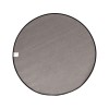 Covor Pavia, poliester, negru, D.160 cm, MILD000149-BK
