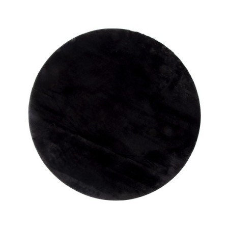 Covor Pavia, poliester, negru, D.160 cm, MILD000149-BK