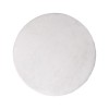 Covor Pavia, poliester, alb, D.200 cm, MILD000149-WH