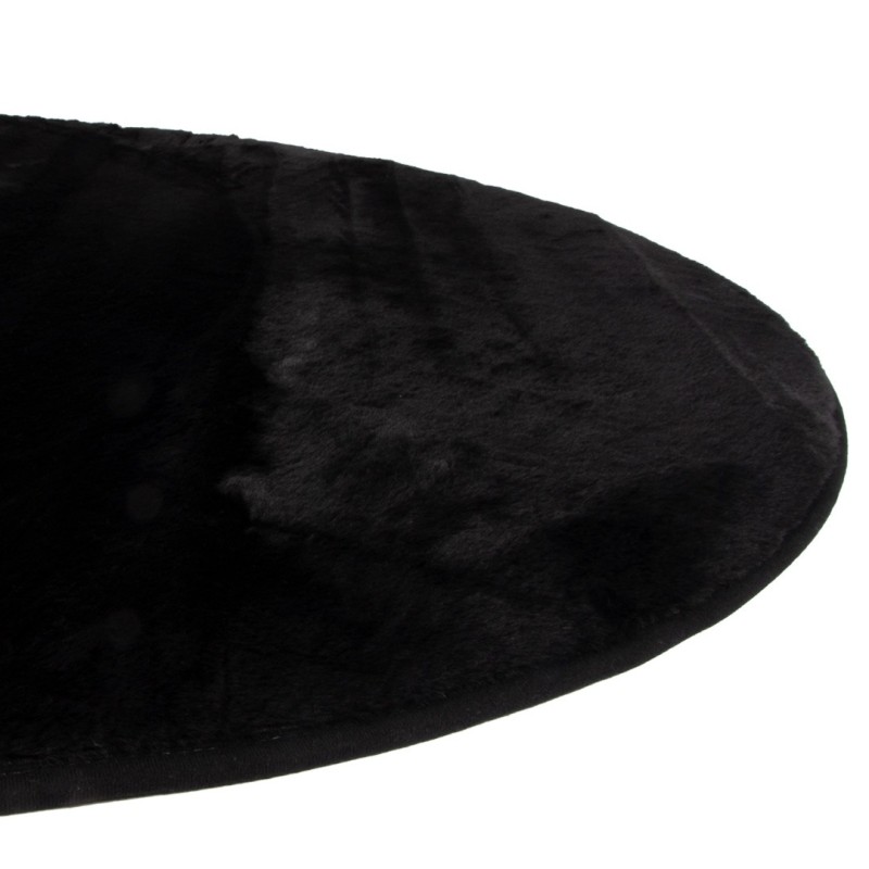 Covor Pavia, poliester, negru, D.200 cm, MILD000150-BK