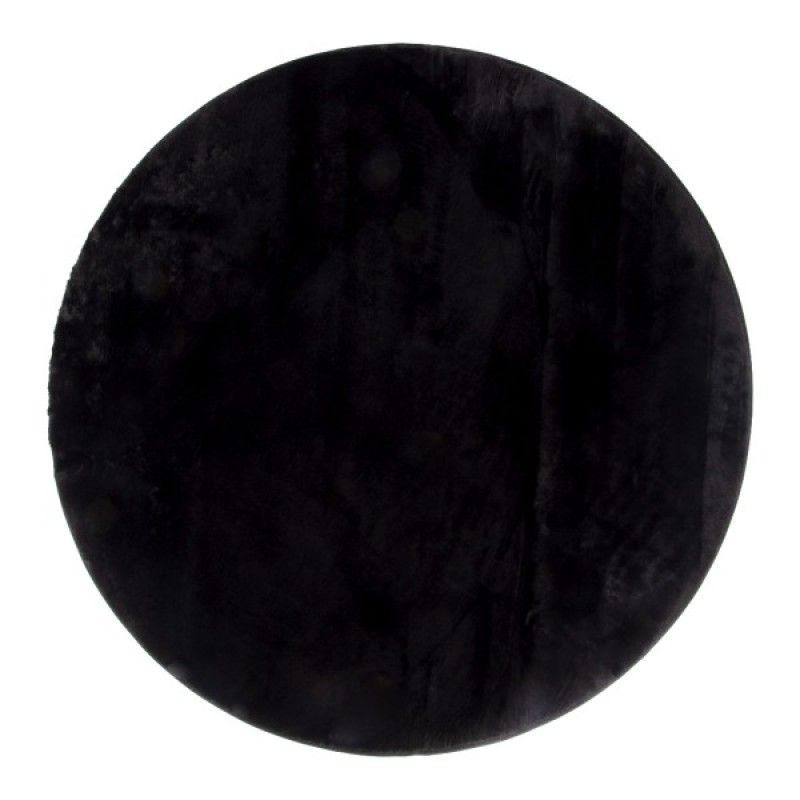 Covor Pavia, poliester, negru, D.200 cm, MILD000150-BK