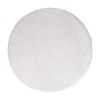 Covor Pavia, poliester, alb, D.200 cm, MILD000150-WH