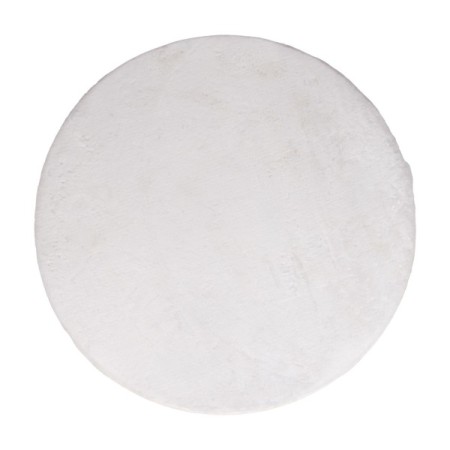 Covor Pavia, poliester, alb, D.200 cm, MILD000150-WH