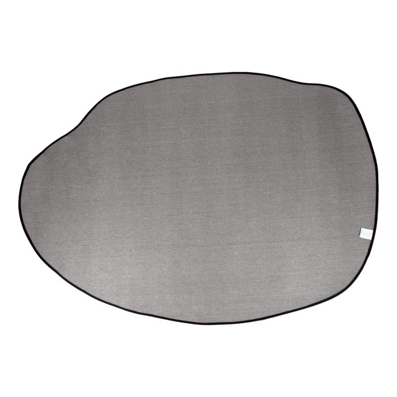 Covor Pavia, poliester, negru, 160 X 230 cm, MILD000151-BK