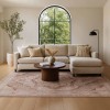 Covor Nysa, poliester, bej, 200 X 290 cm, MILD000157-BG
