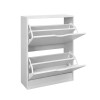 Dulap pentru pantofi Jaca, MDF, alb, H.80 cm, MILD000161-WH