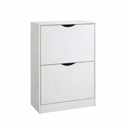 Dulap pentru pantofi Jaca, MDF, alb, H.80 cm, MILD000161-WH