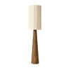 Lampadar Lucerne, polirasina, material textil, maro, 1XE27, H.134 cm, MILD000166-WALN