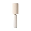 Lampadar Mons, ceramica, material textil, alb, 1XE27, H.122 cm, MILD000169-WH