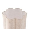 Lampadar Bonn, metal, PVC, material textil, bej, 1XE27, H.130 cm, MILD000179-BG