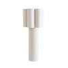 Lampadar Viseu, metal, PVC, material textil, alb, 1XE27, H.95 cm, MILD000181-BG