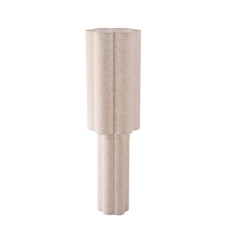 Lampadar Almere, metal, PVC, material textil, bej, 1XE27, H.120 cm, MILD000182-BR